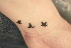 Татуировка : Птицы