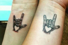 Татуировка : Руки, Сердце, Парные