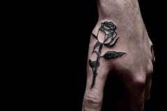 Татушка : Роза, Цветы на пальцах