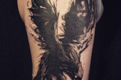 Татуировка : Птицы, Ворон на плече