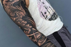 Татуировка : Рукав на плече