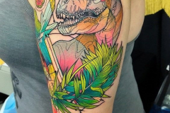 Татуировка : Животные, Цветные на плече