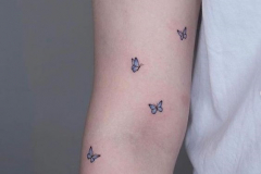 Татуировка : Мини, Бабочка на плече