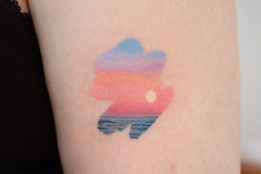 Татуировка : Цветные на плече