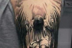Татуировка : Люди, Крылья на плече