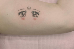 Татуировка : Мини на плече