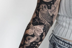 Татуировка : Птицы на плече