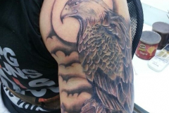 Татуировка : Орел, Птицы на плече