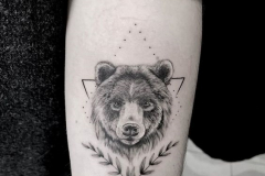 Татуировка : Медведь, Животные на плече