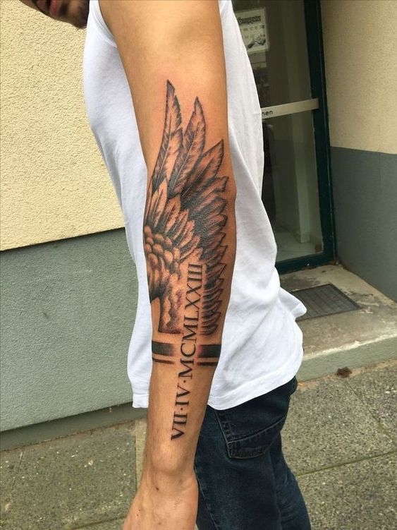 Татуировка крылья