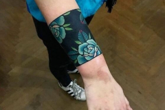 Татуировка : Рукав, Цветы на предплечье