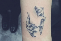 Татуировка : Демон, Руки на предплечье