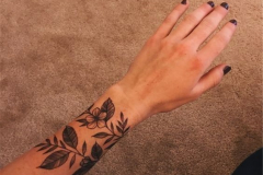 Татуировка : Листья, Браслет на предплечье