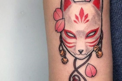 Татуировка : Кошка, Цветные, Животные на предплечье
