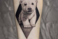 Татуировка : Собака, Животные на предплечье