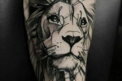 Татуировка : Лев, Животные на предплечье