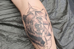 Татуировка : Медведь, Животные на предплечье