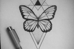 Татуировка : Бабочка, Узор