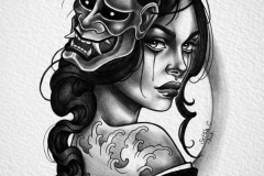Татуировка : Люди, Демон